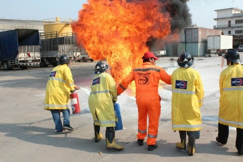 ฝึกซ้อมดับเพลิง